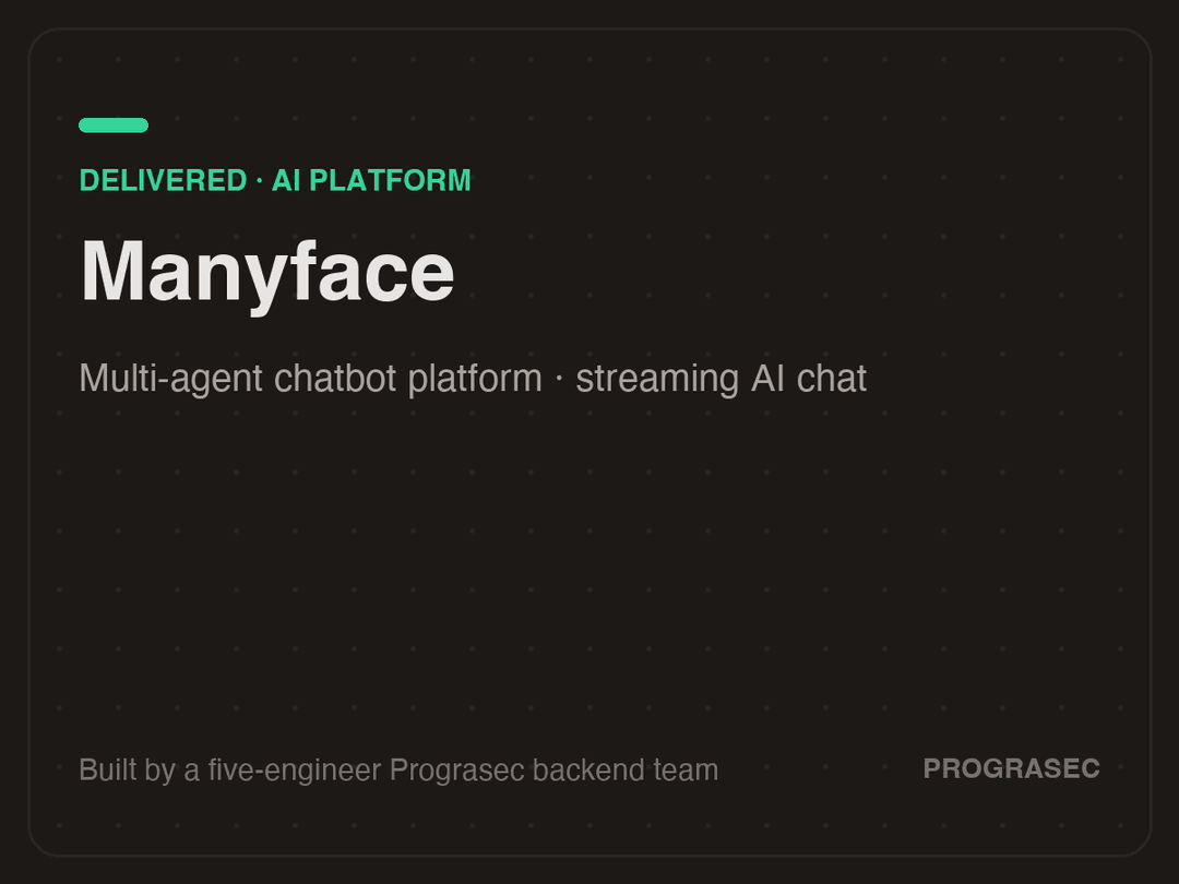 Manyface — Artificial Intelligence project by Prograsec