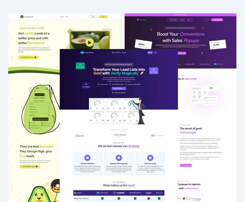 SaaS Suite Design Conversion — Web Development project by Prograsec