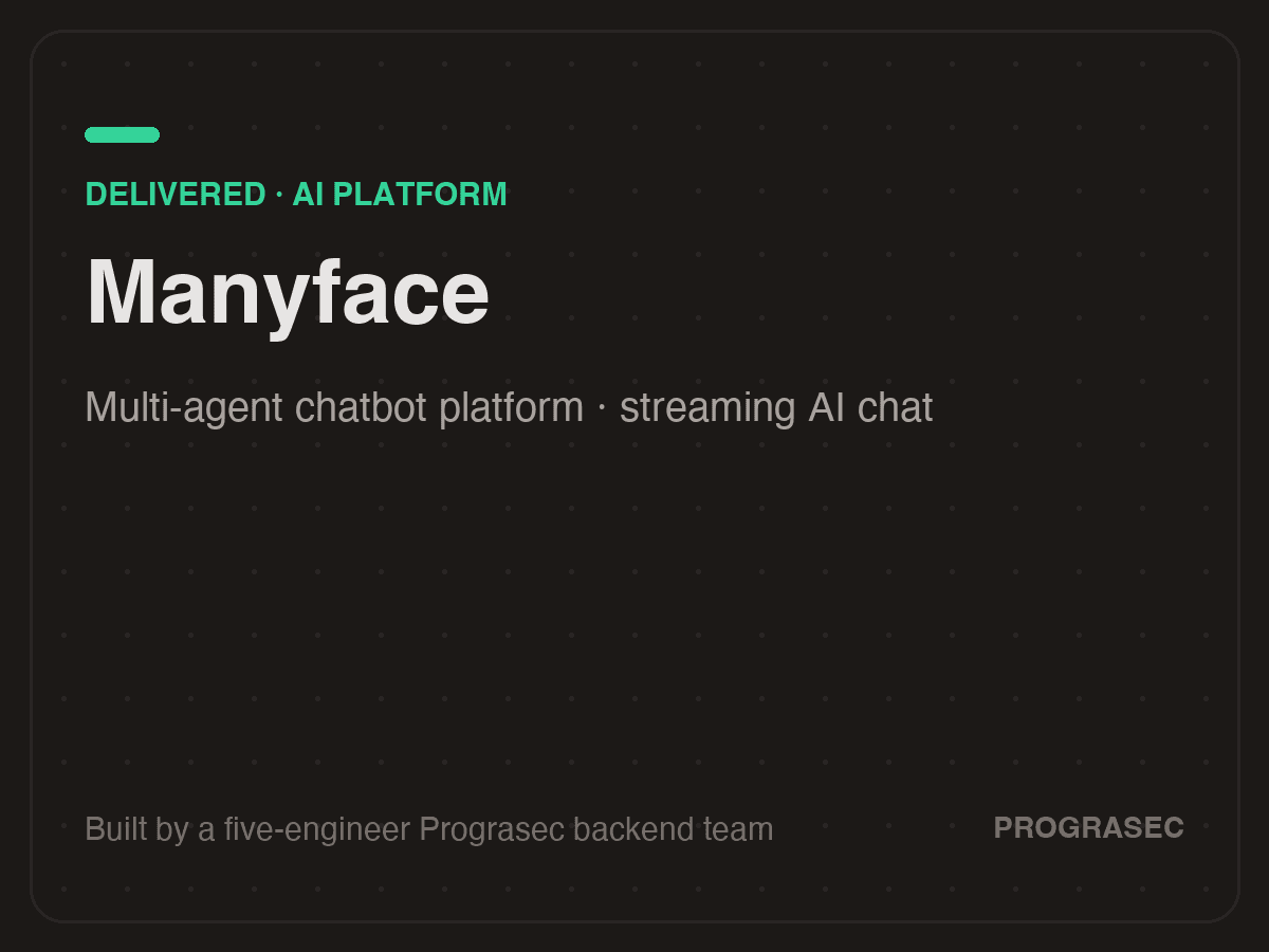 Manyface — Artificial Intelligence by Prograsec